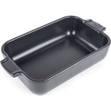 Dikdörtgen Seramik Fırın Kabı - 22 cm x 11,3 cm x 5,1 cm - Kapasite: 0,85 L - Fransa'da Üretilmiştir - Arduvaz Grisi - Çok Renkli - Standart