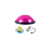 Dikenli Masaj Nokta Bosu Ball Denge Yarım Pilates Yoga Topu Pembe PEMBE