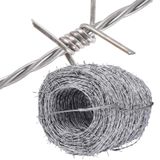 Dikenli Tel, Galvanizli Dikenli Tel - 4 Noktalı Çok Kullanımlı, 2,2 mm Kalınlık, Bahçe Eskrim için 150m (492ft), Duvar Koruması, Kolay Kurulum, Zararlı Caydırıcı