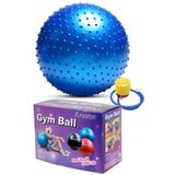 Dikenli Yoga Pilates Aeorobik Jimnastik Topu 65 Cm Mavi Lyt10481