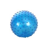 Dikenli Yoga Pilates Aeorobik Jimnastik Topu 65 Cm Mavi Pompa