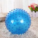 Dikenli Yoga Pilates Aeorobik Jimnastik Topu 65 Cm Mor Pompa