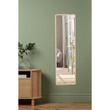 Dikey 150X43 cm Hol Konsol Dresuar Antre Koridor Aynası Salon Banyo Wc Aynası - Ahşap - 150 x 43 cm