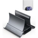 Dikey Dizüstü Bilgisayar Standı Tutucu, Arch Gravity Otomatik Kilitleme Tutucu Depolama Yuvası, Masa Düzenleyici Için Yer Tasarrufu, Tüm Macbook/ipad/dell/chromebook'a Uyar, Çift Dizüstü - 1 GB
