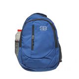 Dikey Fermuarli Spor Model Sirt Cantasi Mavi Renk