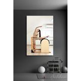 Dikey Kanvas Tablo Tekli Spor Salonu Lader Barrel İle Plates Esneklik Ve Denge Egzersizi 2904