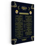 Dikey Kanvas Tablo Türkçe Mealli Kişisel Gelişim Ayetleri Dini İslami Tablo Ev Ofis Duvar Dekoru