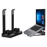 Dikey Ve Eğimli 3 Slotlu Laptop Standı - Ergonomik Tasarım
