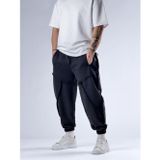Dikiş Detaylı Siyah Erkek Jogger Pantolon Coc2772