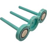 Dikiş Makinesi Mıknatıslı Masura Koyma Aparatı 3'lü Mavi Renk/ BD-0053