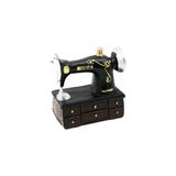 DİKİŞ MAKİNESİ VİNTAGE DEKORATİF BİBLO 20X15X8.5CM REÇİNE (5440)