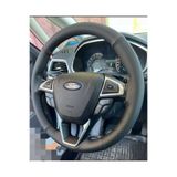 Dikişli Deri Direksiyon Kılıfı Damarlı Noktalı Ithal Deri Siyah Dikişli Ford Grubu DNOİDSD105