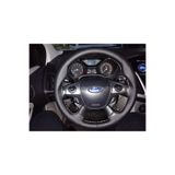 Dikişli Deri Direksiyon Kılıfı Siyah Damarlı Deri Gri Dikiş Ford Focus 2012-13-14 Için DDSDFFOC0001