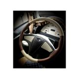 DİKİŞLİ DİREKSİYON KILIFI BEJ DERİ KAHVE DERİ SİYAH DİKİŞ FORD 3230 İCİN KADBJDSD6FKAR611001