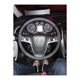 Dikişli Direksiyon Kılıfı Damarlı Noktalı Deri Siyah Dikişli Opel Astra Için Insignia DNOKİDSDOPASTR1050001