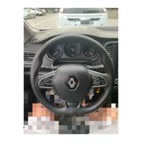 Dikişli Direksiyon Kılıfı Damarlı Siyah Deri Siyah Dikişli Megane 4 İçin