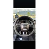 Dikişli Direksiyon Kılıfı Damarlı/noktalı Deri Siyah Dikişli Audi A6 İçin