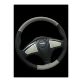 Dikişli Direksiyon Kılıfı Gri/siyah Deri Siyah Dikişli Ford Cargo Kamyon Tır İçin DDGDSDFOCAR6611001