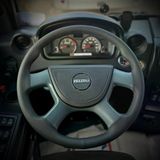 Dikişli Direksiyon Kılıfı İthal Siyah Deri Siyah Dikişli Isuzu Novo İçin