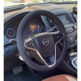 Dikişli Direksiyon Kılıfı Karbon Deri Siyah Dikişli Opel Insignia Opel Astra İçin