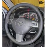 Dikişli Direksiyon Kılıfı Noktalı / Siyah Deri Siyah Dikişli Opel Vectra C Astra H