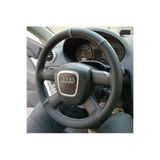 Dikişli Direksiyon Kılıfı Noktalı/karbon Deri Gri Yüzük Gri Dikiş Audi İçin NODKARDGYGDAUDA31050001