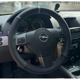 Dikişli Direksiyon Kılıfı Nubuk Noktalı Deri Gri Yüzük Gri Dikişli Opel Astra Için