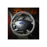 DİKİŞLİ DİREKSİYON KILIFI NUBUK / NOKTALI KIRMIZI YÜZÜK KIRMIZI DİKİŞ FORD FOCUS 1 İÇİN HASBAY1201262478