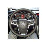 Dikişli Direksiyon Kılıfı Siyah Deri Kırmızı Dikişli Opel Astra Insignia SDKDOPAST11044