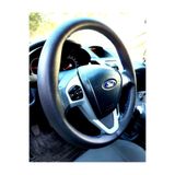 DİKİŞLİ DİREKSİYON KILIFI SİYAH DERİ MAVİ DİKİŞLİ FORD CURRİER İÇİN DDMD1FCRR05001