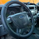 Dikişli Direksiyon Kılıfı Siyah Deri Noktalı Deri Siyah Dikişli Ford Transit İçin