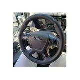 Dikişli Direksiyon Kılıfı Siyah Deri Siyah Dikişli Ford Custom İçin