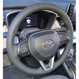Dikişli Direksiyon Kılıfı Siyah Deri Siyah Dikişli Toyota Corolla Ve Suv İçin