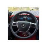 Dikişli Direksiyon Kılıfı Siyah Deri/Dikişli Mercedes Actros 1841 İçin Fotoğraftaki Direksiyonlar