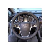 DİKİŞLİ DİREKSİYON KILIFI SİYAH GRİ DİKİŞLİ OPEL ASTRA J İNSİGNİA İÇİN HASBAY1201262323
