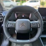 Dikişli Direksiyon Kılıfı Siyah / Nokta Deri Siyah Dikişli Citroen C4x İcin