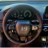 Dikişli Direksiyon Kılıfı Siyah / Noktalı Deri Siyah Dikişli Honda Civic Accord