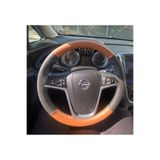 DİKİŞLİ DİREKSİYON KILIFI TABA DERİ SİYAH DERİ SİYAH DİKİŞLİ OPEL ASTRA INSİGNİA İÇİN DDTDSDOİAS38
