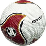 Dikişsiz Kauçuk Futbol Topu - Dikişsiz Kauçuk Teknoloji - Antrenman Topu - Dengeli Sekme - Beyaz - Kırmızı