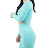 Dikişsiz Outdoor Toparlayıcı Zed Tayt Takım - GLINT.TAKIM.001 - S - Mint