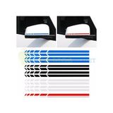 Dikiz Yan Ayna Şerit Oto Sticker Araba Yapıştırma Etiket 6 Adet 20 X 0,7 Cm