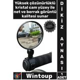 #Dikizaynası Siyah Şık Tasarım Evrensel Uyumlu Güvenli Sürüş Aksesuar Motor Geniş Açılı Dikiz Aynası