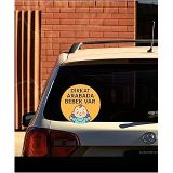 Dikkat Arabada Bebek Var Araba Etiketi & Sticker