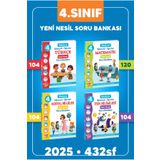 Dikkat Atölyesi Yayınları 4. Sınıf Ipuçlu Yeni Nesil Soru Bankası 4'lü Set Türkçe-matematik-fen-sosyal