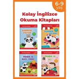 Dikkat Atölyesi Yayınları İngilizce Okuma Kitapları First Easy Reading Level 1, Çocuklar için, Cep Boyu, Set