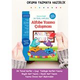 Dikkat Atölyesi Yayınları Kılavuz Çizgili Dik Temel Harflerle Alfabe Yazma Çalışması Hüseyin Demir 6 - 8 Yaş İçin
