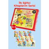 Dikkat Atölyesi Yayınları Konuşturan Kitaplar Hello Ilk Eğitici Kitaplarım 0-3 Yaş 12'li Çocuk Etkinlik Kitabı Seti