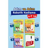 Dikkat Atölyesi Yayınları Okul Öncesi Adım Adım Kodlamaya Giriş 3'lü Set Robotik Kodlama Kitabı