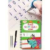 Dikkat Atölyesi Yayınları Sayıları Yazmayı Kolayca Öğreten Kitap | Sihirli Uçan Kalemli Oluklu (kabartmalı) Sayılar Kitabı