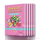 Dikkat Geliştirme ve Güçlendirme Seti 5+Yaş 4 Kitap - kollektif